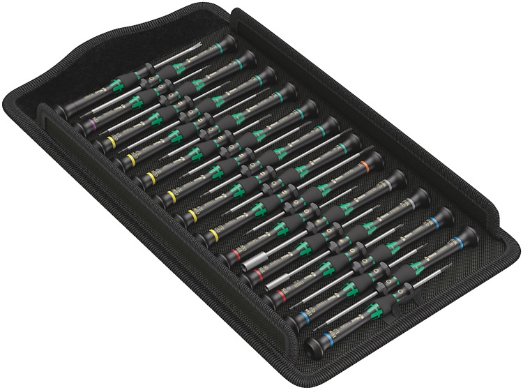 Wera 05134000001 Kraftform Micro Big Pack 1 Micro Screwdriver Set 25-Piece